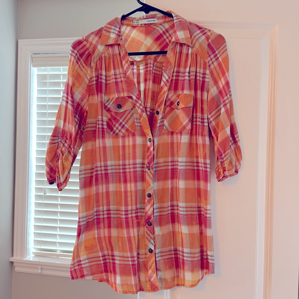 Maurice’s Medium Button Up Flannel